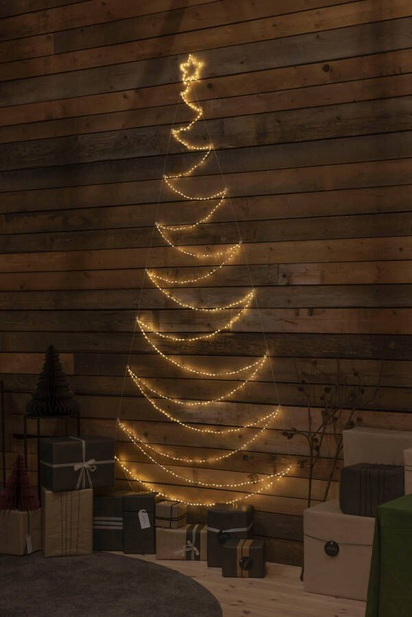 KONSTSMIDE Decoratieve ledverlichting LED Metallweihnachtsbaum weiß 567 bernsteinfarbene Dioden (1 stuk) - Foto 2