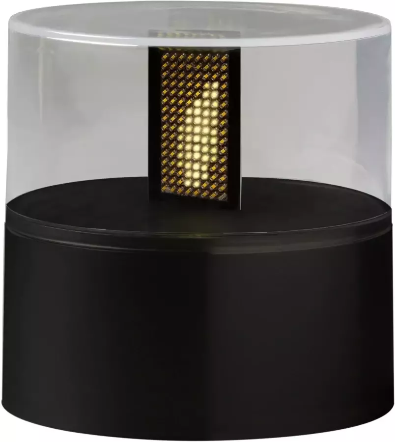 KONSTSMIDE Decoratieve ledverlichting Led-vlam met zwarte kunststof sokkel en transparante afdekking (1 stuk) - Foto 2