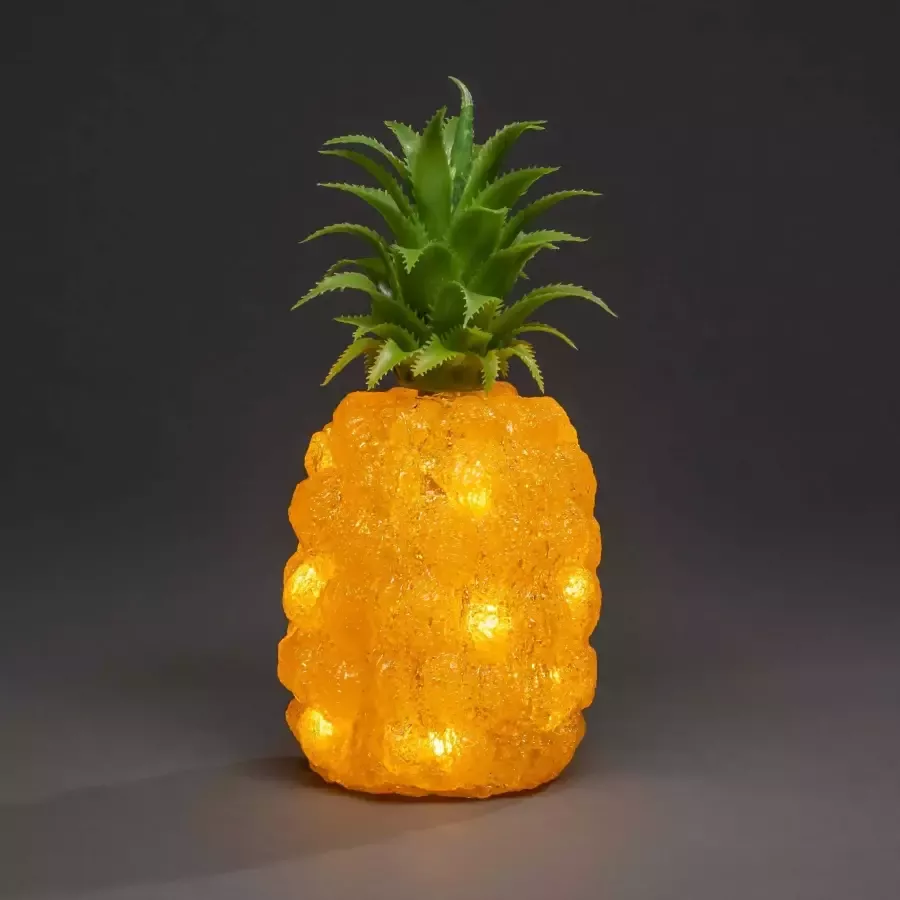 KONSTSMIDE Kerstfiguur Led acryl ananas 16 warmwitte dioden (1 stuk)