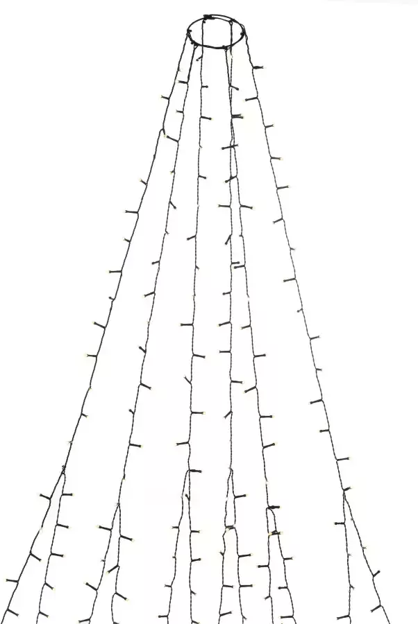 KONSTSMIDE Led-boomverlichting Kerstversiering buiten kerstversiering Ledlichtsnoer 6 strengen à 45 frozen dioden (1 stuk) - Foto 4