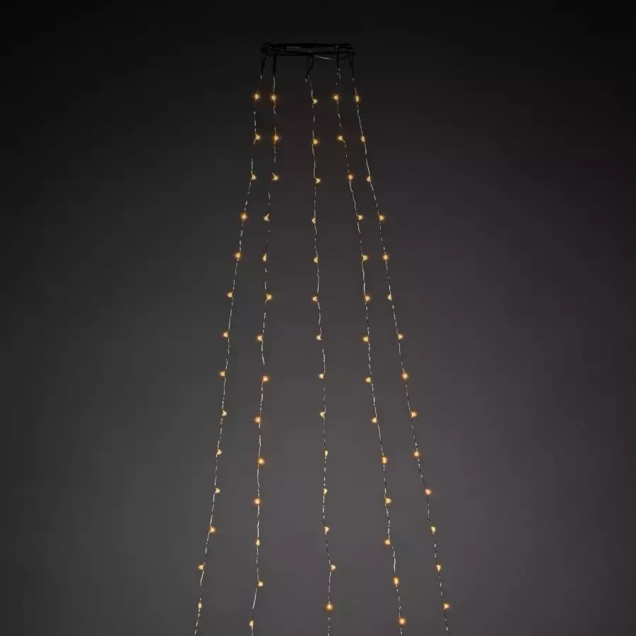KONSTSMIDE Led-boomverlichting Ledlichtsnoer met ring ø 11 led druppel 5 strengen à 60 dioden (1 stuk) - Foto 1
