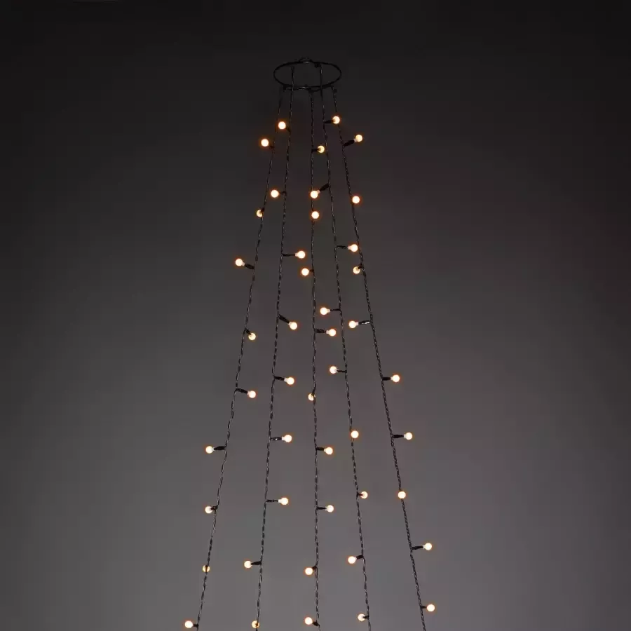 KONSTSMIDE Led-boomverlichting Ledlichtsnoer met ring ø 11 met globes 5 strengen à 30 dioden (1 stuk)