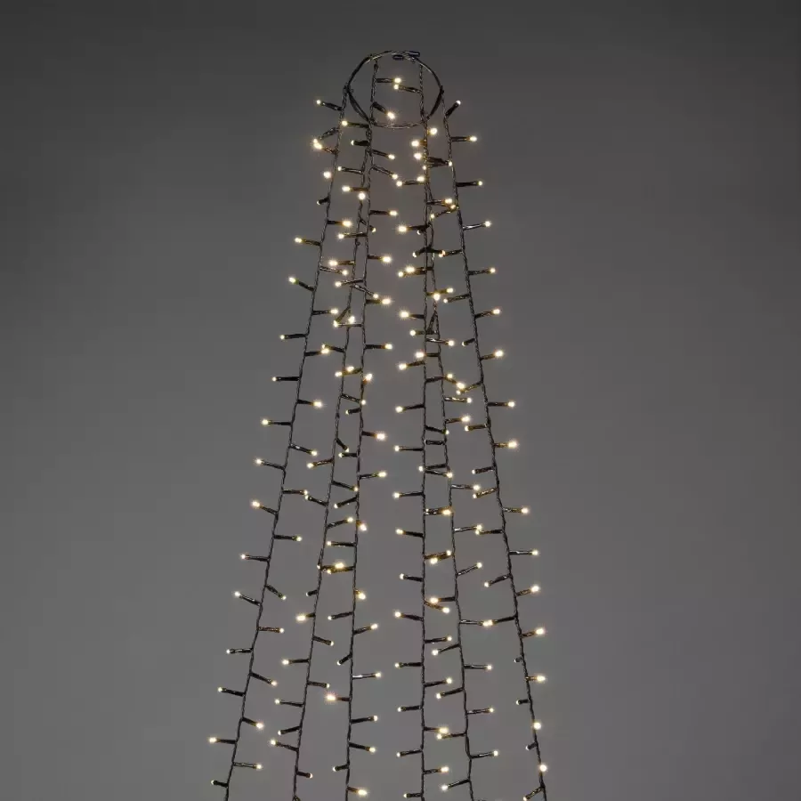 KONSTSMIDE Led-boomverlichting Kerstversiering buiten kerstversiering Micro-led Compactlights lichtsnoer met ring 6 strengen à 180 dioden (1 stuk) - Foto 1