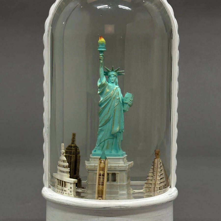 KONSTSMIDE Led lantaarn LED waterlantaarn "Vrijheidsbeeld" wit 1 warm witte diode (1 stuk) - Foto 2