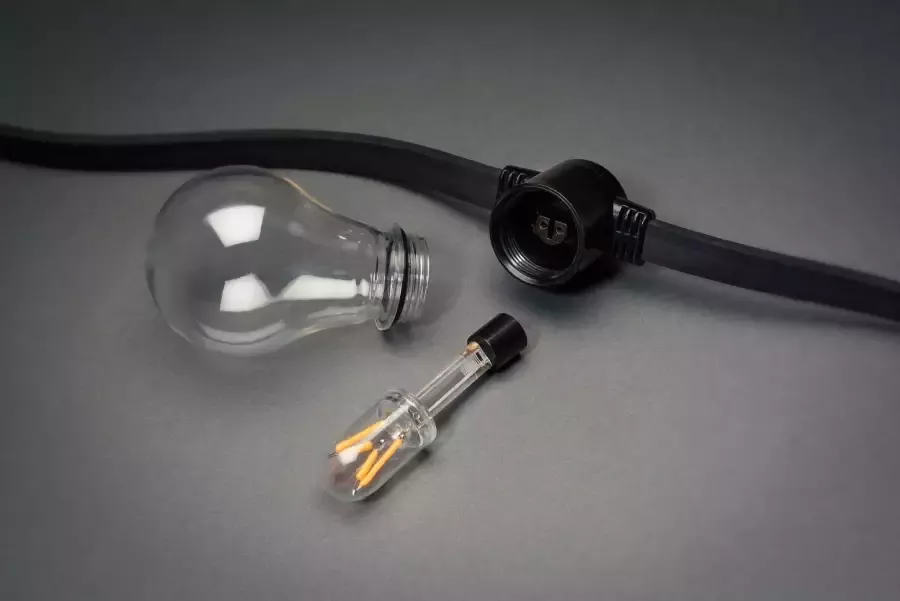 KONSTSMIDE Led-lichtsnoer Led-biertuinverlichting helder 10 heldere lampen 40 amberkl. dioden (1 stuk) - Foto 2