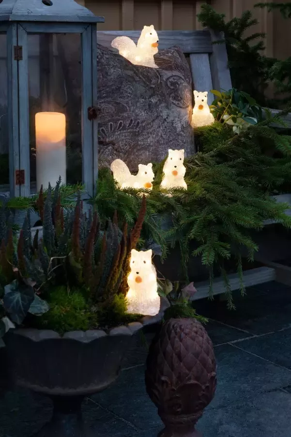 KONSTSMIDE Led-lichtsnoer Eekhoorntje kerstversiering buiten - Foto 1