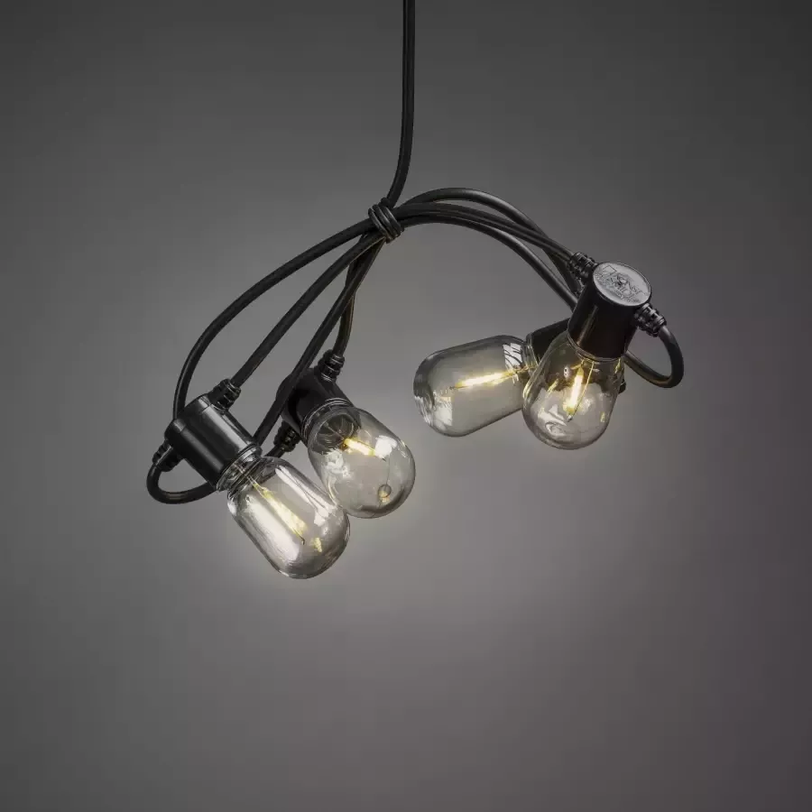 KONSTSMIDE Led-lichtsnoer Led-biertuinverlichting helder 20 heldere lampen 40 amberkl. dioden (1 stuk) - Foto 2