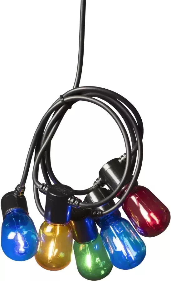 KONSTSMIDE Led-lichtsnoer Kerstversiering buiten Led biertuinverlichting multicolour 40 veelkleurige lampen 80 warmwitte dioden (1 stuk) - Foto 2