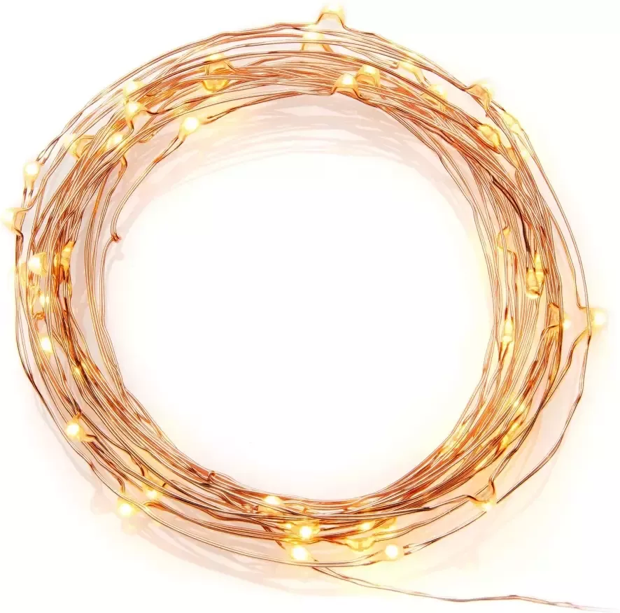 KONSTSMIDE Led-lichtsnoer Kerstversiering buiten Led-lichtketting druppelvormig 100 amberkleurige dioden (1 stuk) - Foto 2
