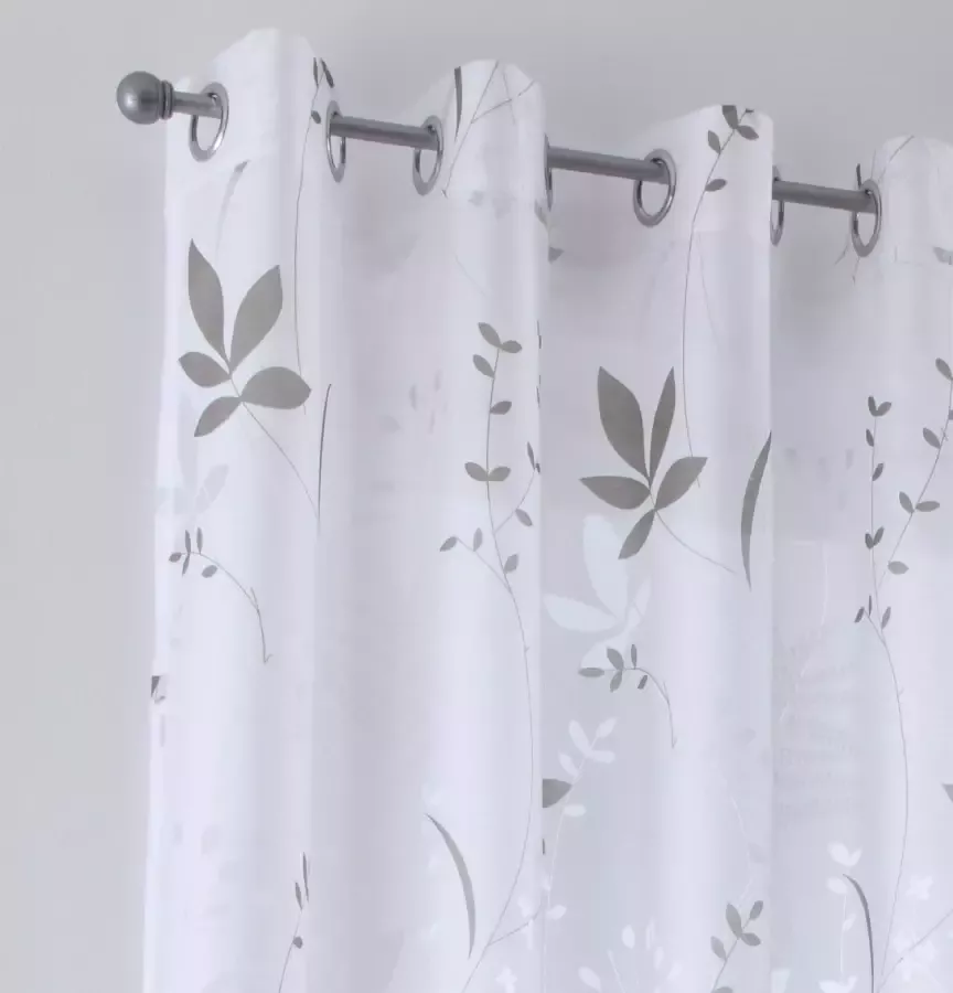 Kutti Gordijn Dandelion Gordijn halftransparant etskant katoen-polyester gedessineerd (1 stuk)