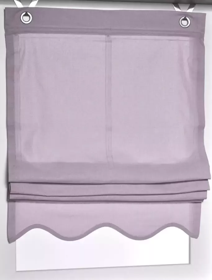 Kutti Romeins rolgordijn Olivia ondoorzichtig katoen op te hangen met haken (1 stuk) - Foto 2