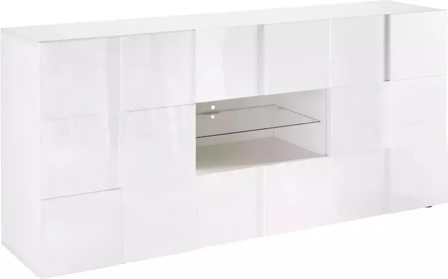 INOSIGN Dressoir Dama Breedte 181 Commode 2 deuren en 2 lades Dressoir Front in 3D-uiterlijk veel opbergruimte verschillende kleuren - Foto 9