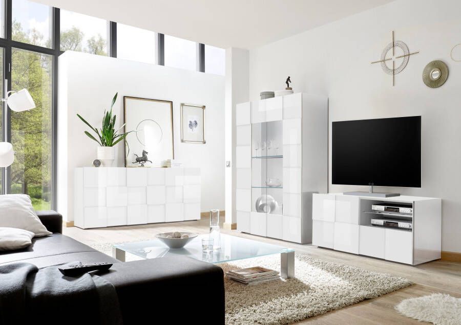 INOSIGN Dressoir Dama Breedte 181 Commode 3 deuren Dressoir Front in 3D-uiterlijk veel opbergruimte verschillende kleuren - Foto 3