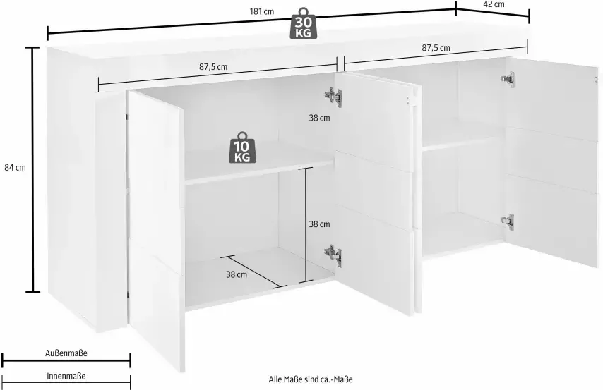 INOSIGN Dressoir Easy Breedte 181 cm - Foto 3