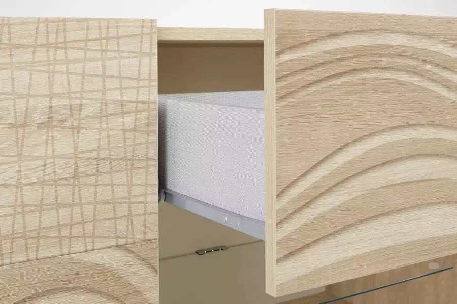 INOSIGN Dressoir Miro Breedte 181 cm met decoratieve zeefdruk - Foto 3