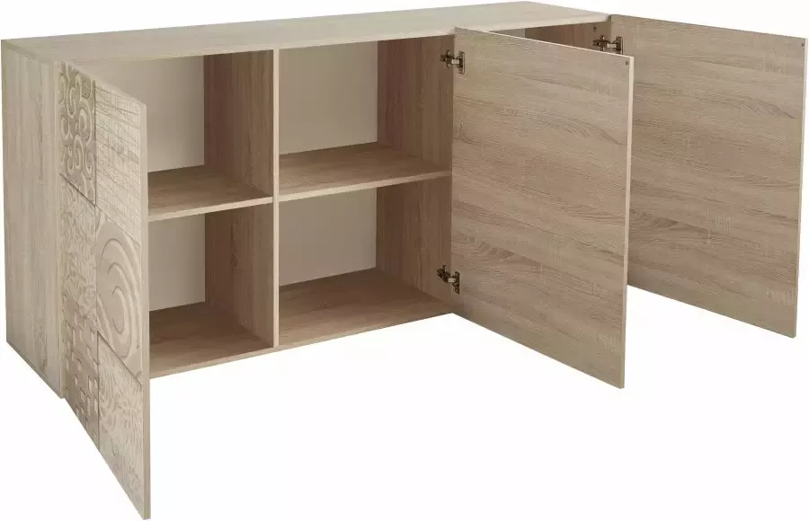 INOSIGN Dressoir Miro Breedte 181 cm met decoratieve zeefdruk - Foto 6