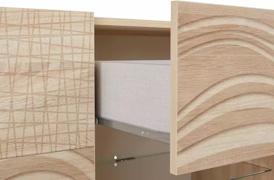 INOSIGN Dressoir Miro Breedte 241 cm met decoratieve zeefdruk - Foto 4