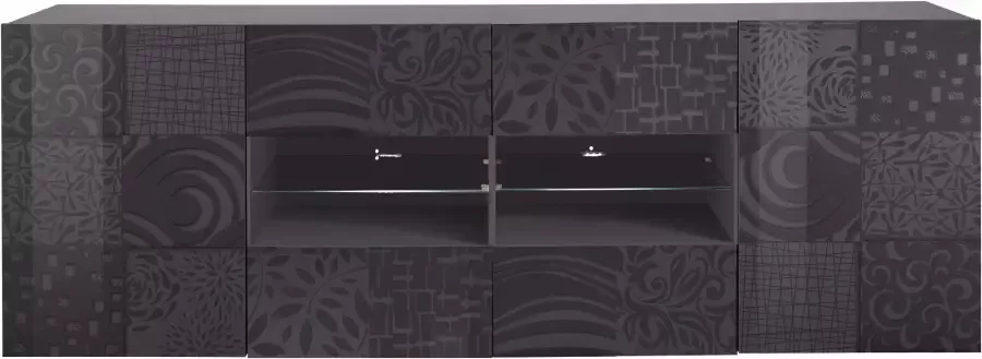 INOSIGN Dressoir Miro Breedte 241 cm met decoratieve zeefdruk - Foto 9