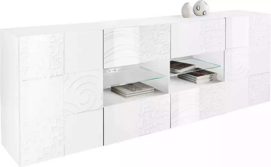 INOSIGN Dressoir Miro Breedte 241 cm met decoratieve zeefdruk - Foto 5