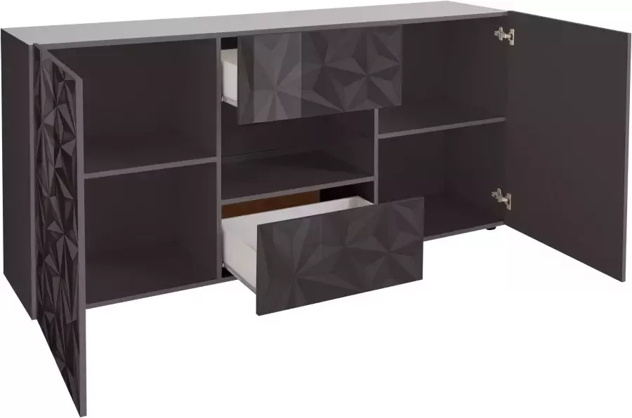 INOSIGN Dressoir Prisma Breedte 181 dressoir 2 deuren 2 lades dressoir