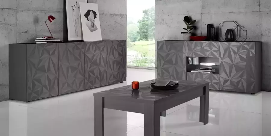 INOSIGN Dressoir Prisma Breedte 241 dressoir 4 deuren dressoir - Foto 4