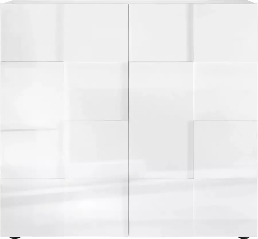 INOSIGN Highboard Dama Hoogte 111 cm Breedte 121 cm Commode 2 deuren Hoge commode - Foto 3