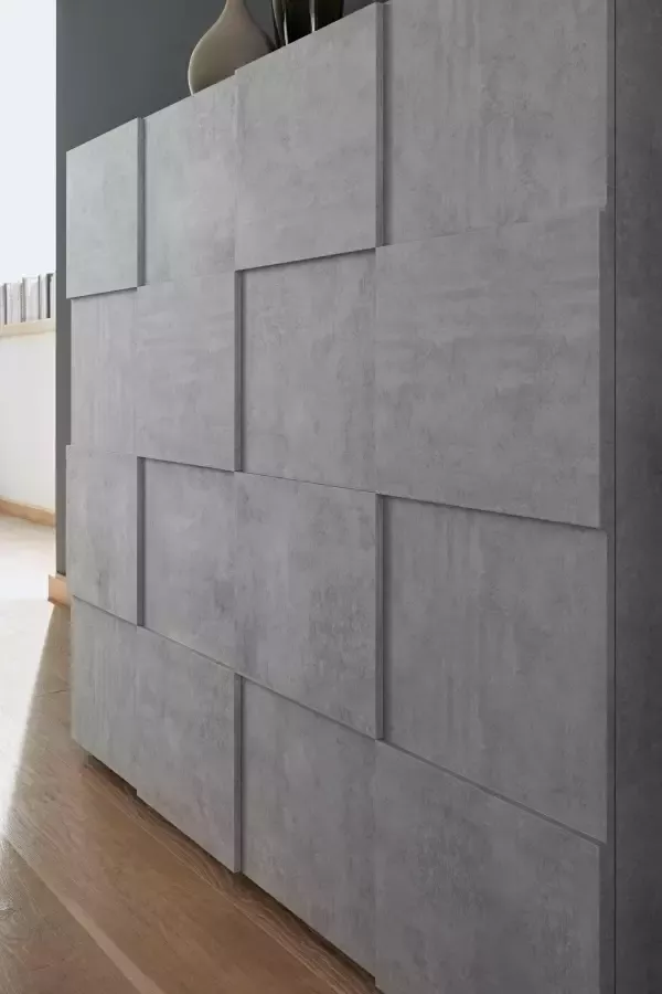 INOSIGN Highboard Dama Hoogte 111 cm Breedte 121 cm Commode 2 deuren Hoge commode - Foto 3