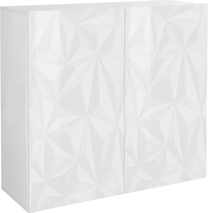 INOSIGN Highboard hoogte 111 cm breedte 121 cm dressoir 2 deuren hoog dressoir