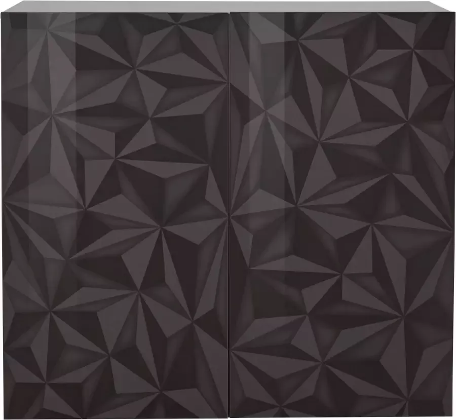 INOSIGN Highboard hoogte 111 cm breedte 121 cm dressoir 2 deuren hoog dressoir - Foto 2