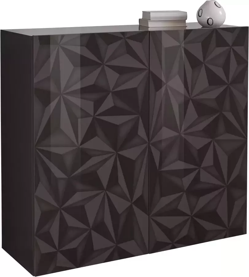 INOSIGN Highboard hoogte 111 cm breedte 121 cm dressoir 2 deuren hoog dressoir - Foto 3