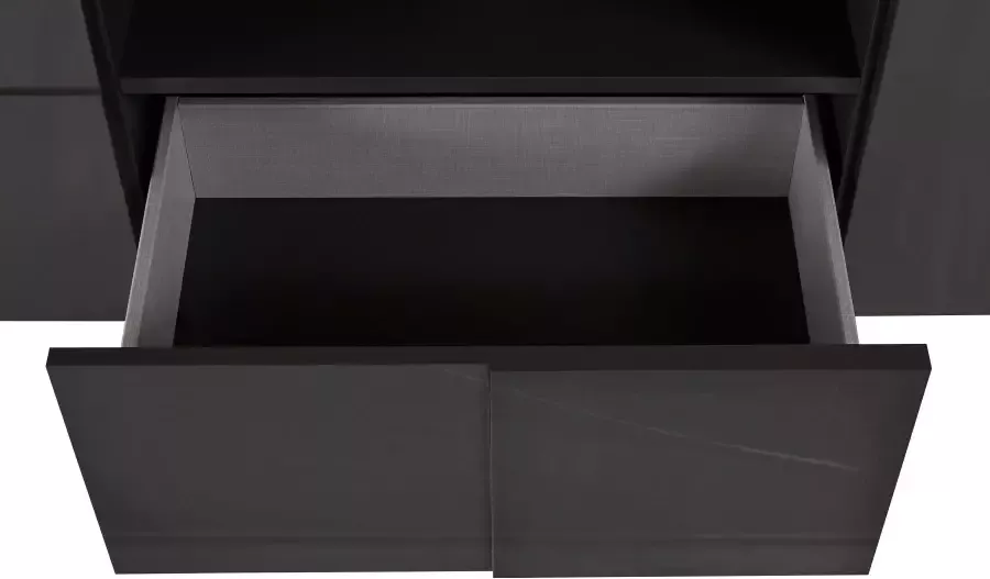 INOSIGN Tv-meubel Dama Breedte 181 cm TV-meubel 2 deuren 1 lade TV-kast Front in 3D-uiterlijk veel opbergruimte verschillende kleuren - Foto 8