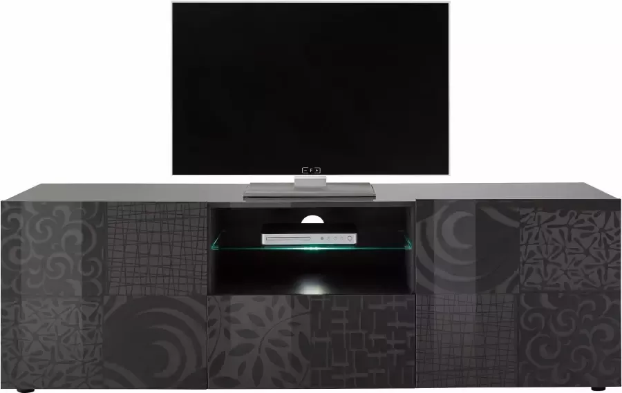 INOSIGN Tv-meubel Miro Breedte 181 cm met decoratieve zeefdruk - Foto 5