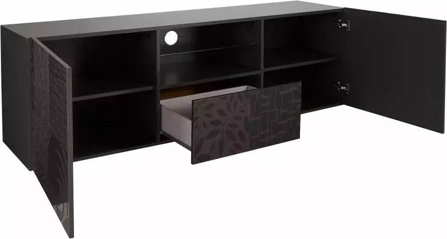 INOSIGN Tv-meubel Miro Breedte 181 cm met decoratieve zeefdruk - Foto 9