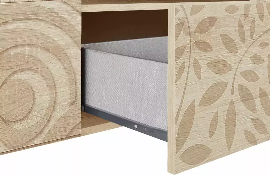 INOSIGN Tv-meubel Miro Breedte 181 cm met decoratieve zeefdruk - Foto 3