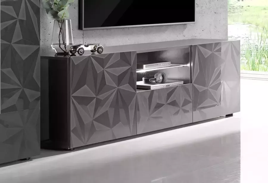 LC Tv-meubel Prisma Breedte 181 cm 2-deurs