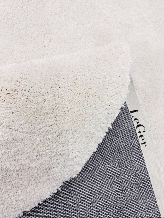 LeGer Home by Lena Gercke Hoogpolig vloerkleed Halrum effen bijzondere vorm modern organische vorm boonvorm knuffelig woonkamer slaapkamer - Foto 14