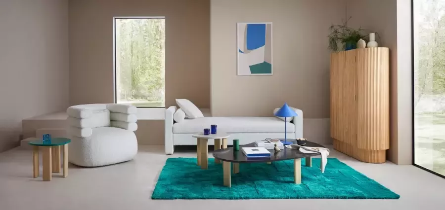LeGer Home by Lena Gercke Hoogpolig vloerkleed Jolina Shaggy-vloerkleden reliëfstructuur woonkamer slaapkamer - Foto 8