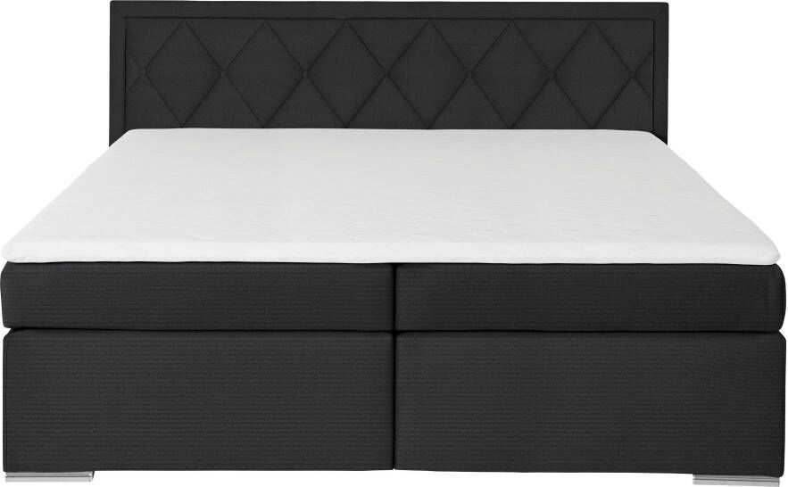 Leonique Boxspring Alfie bestseller optioneel met bedlade met capitonnage in het hoofdbord h2 h3 en h4 ter keuze - Foto 6