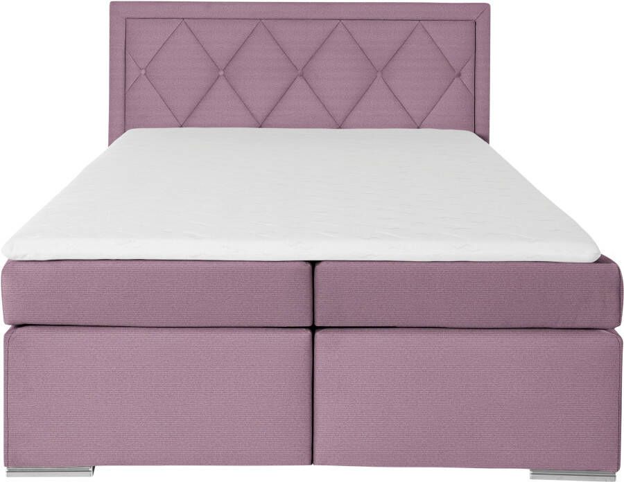 Leonique Boxspring Alfie bestseller optioneel met bedlade met capitonnage in het hoofdbord h2 h3 en h4 ter keuze - Foto 3