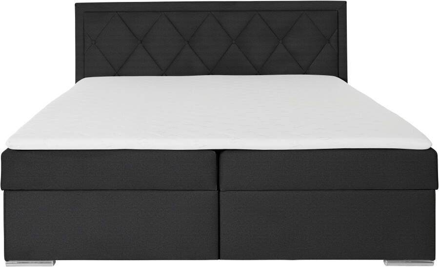 Leonique Boxspring Alfie bestseller optioneel met bedlade met capitonnage in het hoofdbord h2 h3 en h4 ter keuze - Foto 9