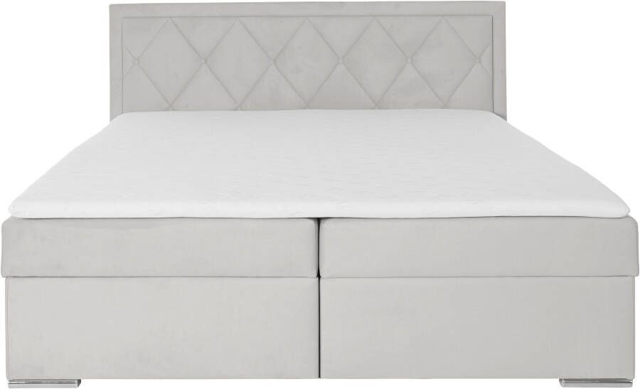 Leonique Boxspring Alfie bestseller optioneel met bedlade met capitonnage in het hoofdbord h2 h3 en h4 ter keuze - Foto 9