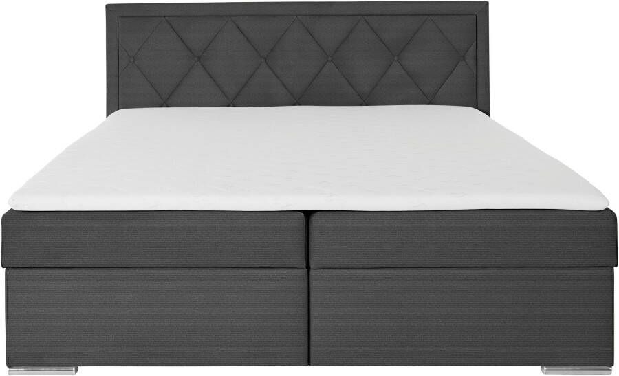 Leonique Boxspring Alfie bestseller optioneel met bedlade met capitonnage in het hoofdbord h2 h3 en h4 ter keuze - Foto 9