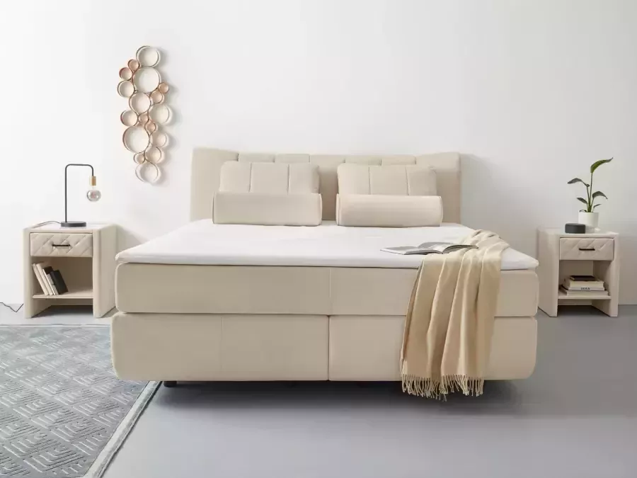 Leonique Boxspring Océane Los van de vloer- werkt vrijzwevend verschillende hardheden (ook H4) - Foto 3