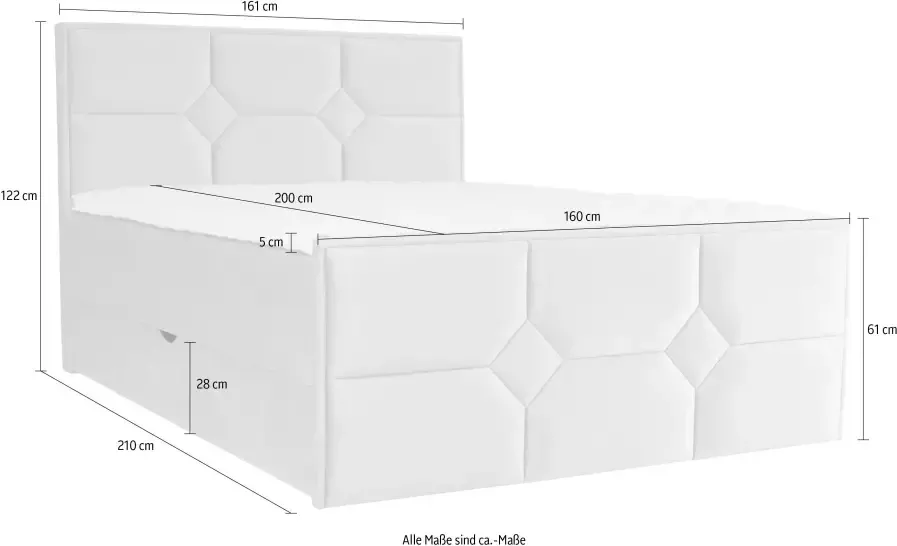 Leonique Boxspring Ambre met pocketveringsmatras - Foto 8