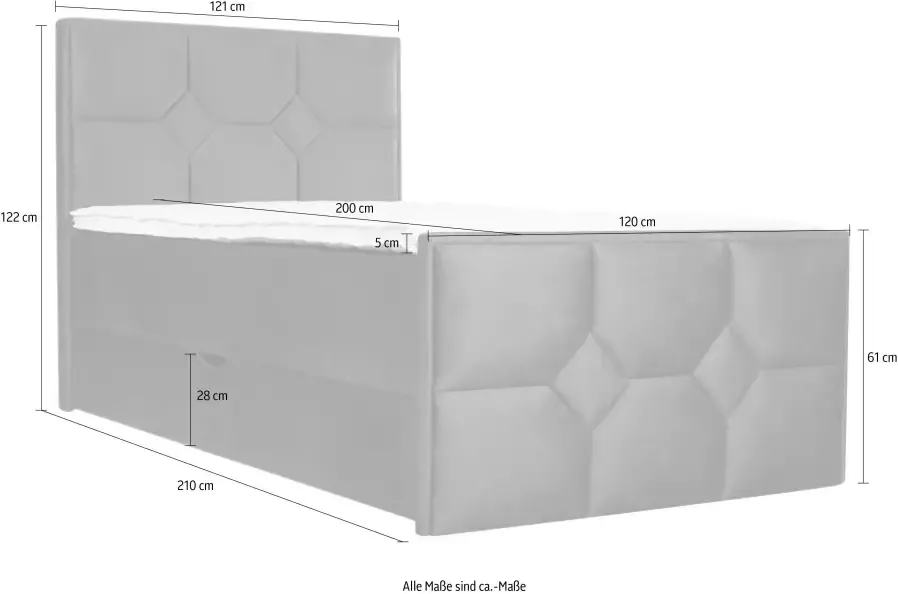 Leonique Boxspring Ambre met pocketveringsmatras - Foto 6