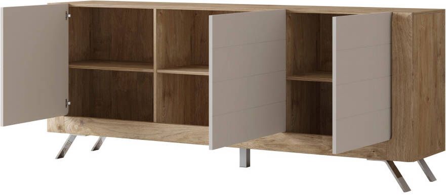 Leonique Dressoir Kasai Breedte 199 cm met 3 deuren - Foto 4