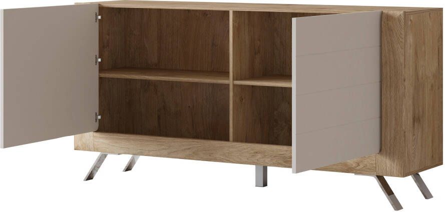 Leonique Dressoir Kasai Breedte 160 5 cm met 2 deuren - Foto 5