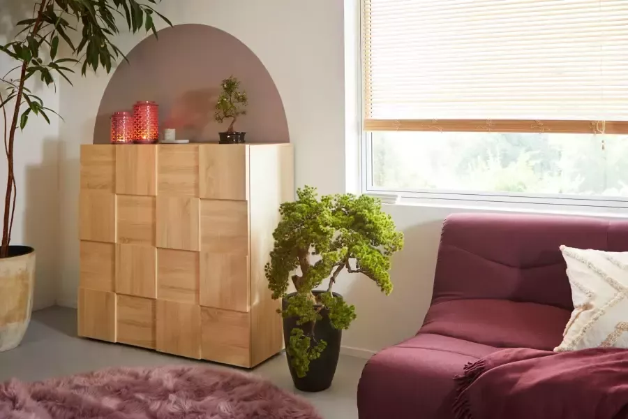 Leonique Kunstbonsai Carolyne Kunstplant in magnesiapot (1 stuk)