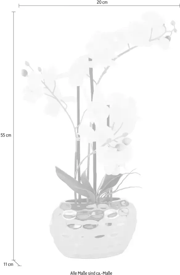 Leonique Kunstplant Orchidee Kunstorchidee in pot bestseller meer dan 2500 4 5-sterren beoordelingen (1 stuk) - Foto 4
