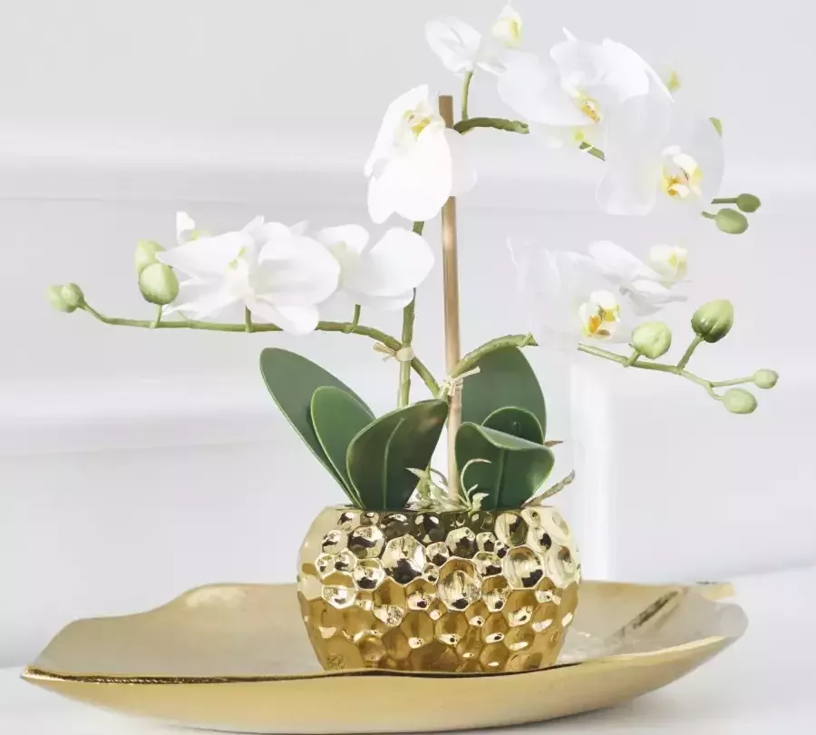 Leonique Kunstplant Orchidee Kunstorchidee in pot bestseller meer dan 2500 4 5-sterren beoordelingen (1 stuk) - Foto 2